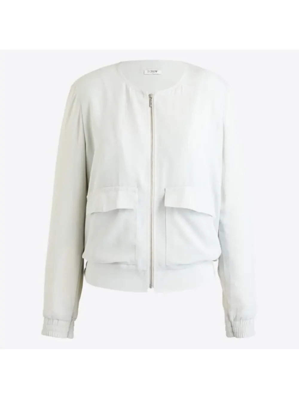 J. Crew Drapey Collarless Jacket Pistachio Mist J0938 Size XS